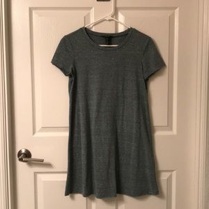 Forever 21 Green Mini T-shirt Dress